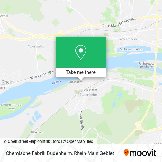 Chemische Fabrik Budenheim map