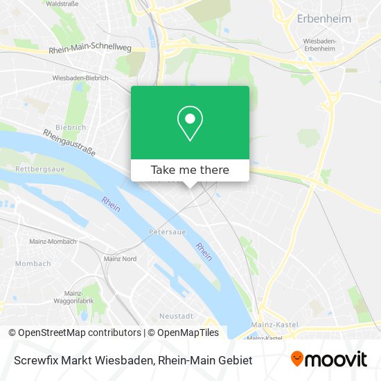 Карта Screwfix Markt Wiesbaden