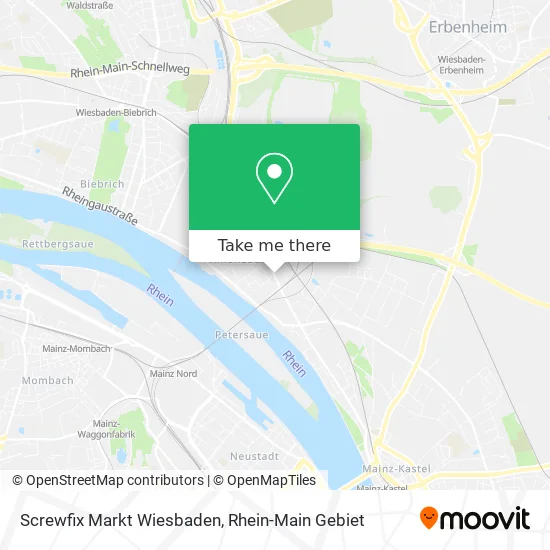 Карта Screwfix Markt Wiesbaden