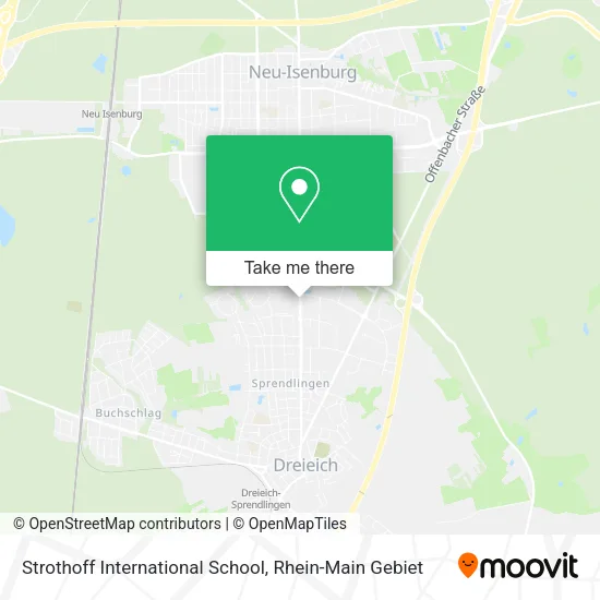 Карта Strothoff International School