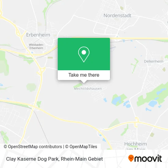 Карта Clay Kaserne Dog Park