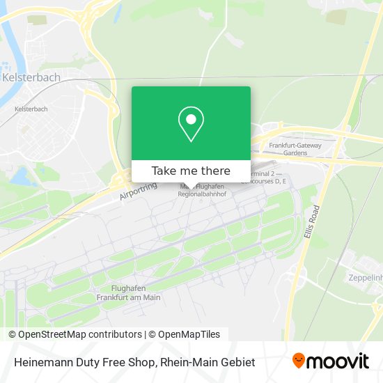 Карта Heinemann Duty Free Shop