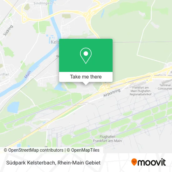Карта Südpark Kelsterbach