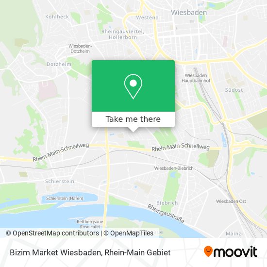 Bizim Market Wiesbaden map