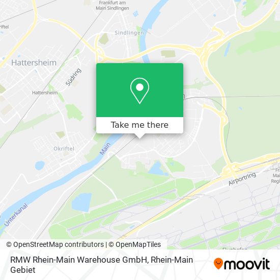 Карта RMW Rhein-Main Warehouse GmbH