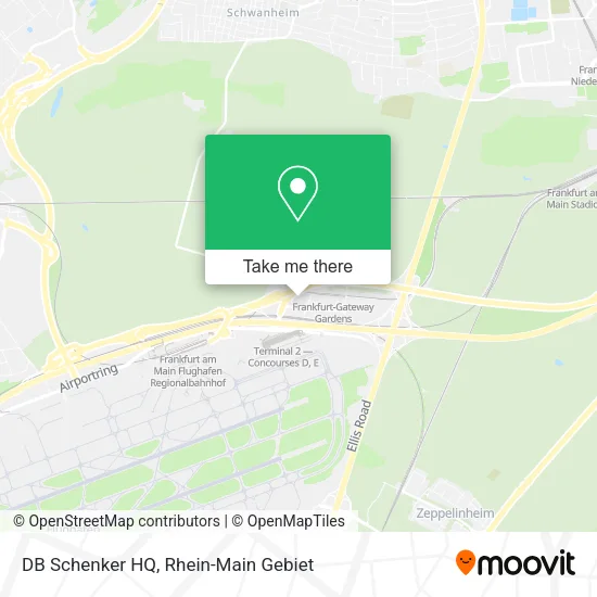 DB Schenker HQ map
