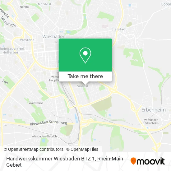 Карта Handwerkskammer Wiesbaden BTZ 1