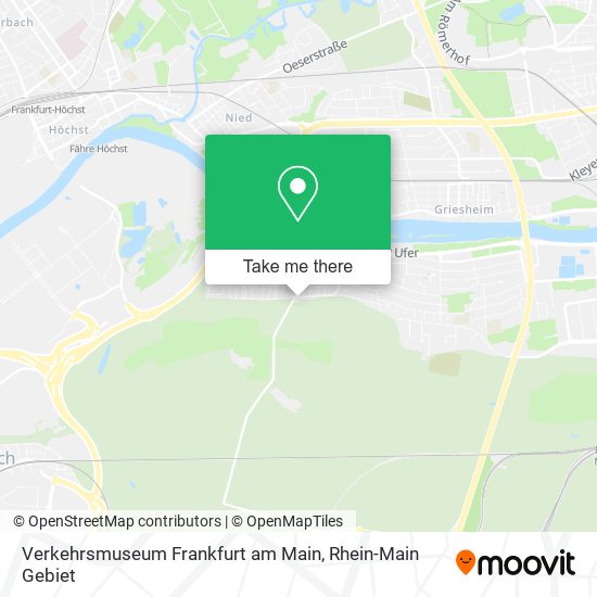 Verkehrsmuseum Frankfurt am Main map