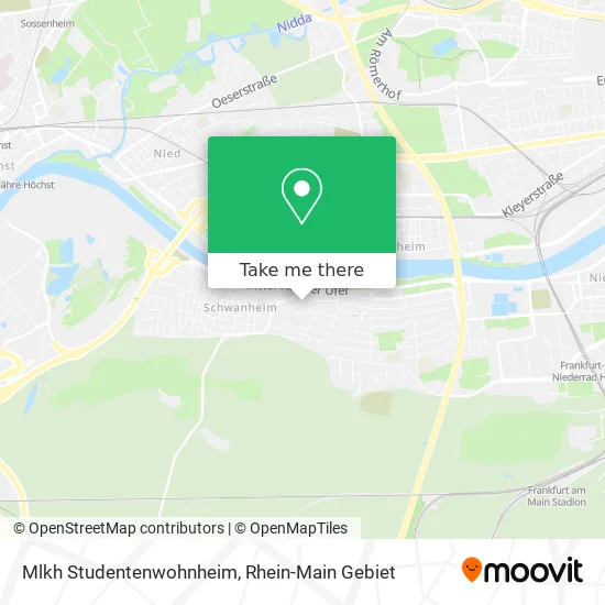 Карта Mlkh Studentenwohnheim