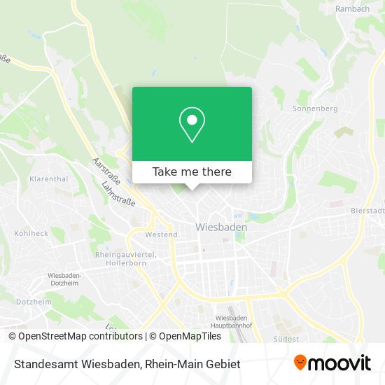 Standesamt Wiesbaden map