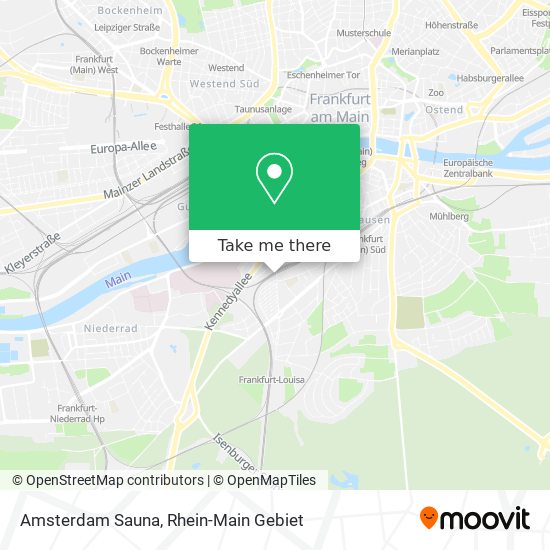 Amsterdam Sauna map