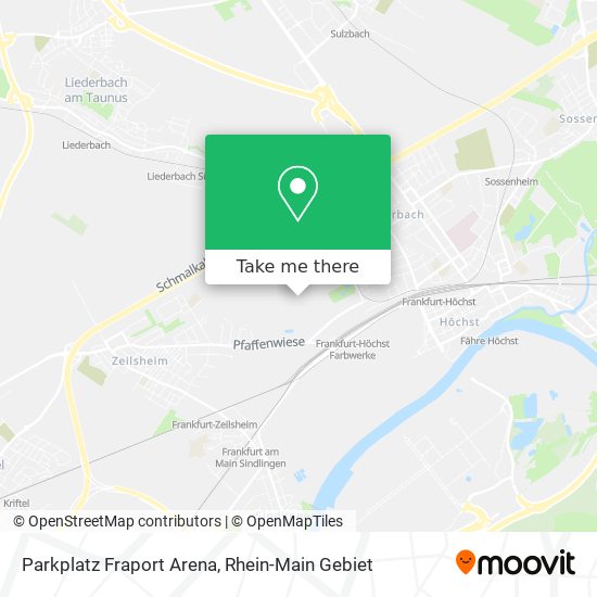 Parkplatz Fraport Arena map