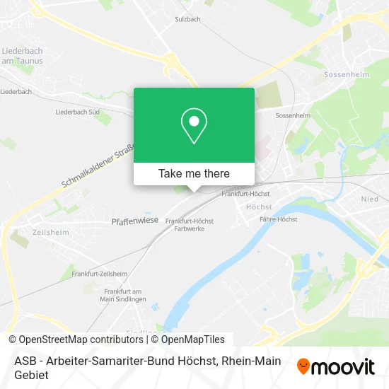 Карта ASB - Arbeiter-Samariter-Bund Höchst
