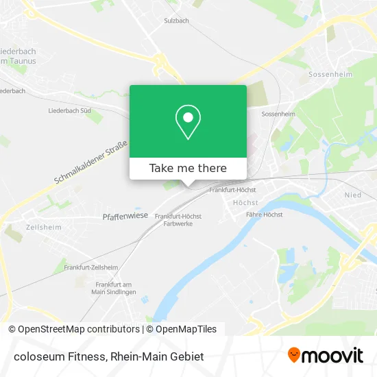 Карта coloseum Fitness