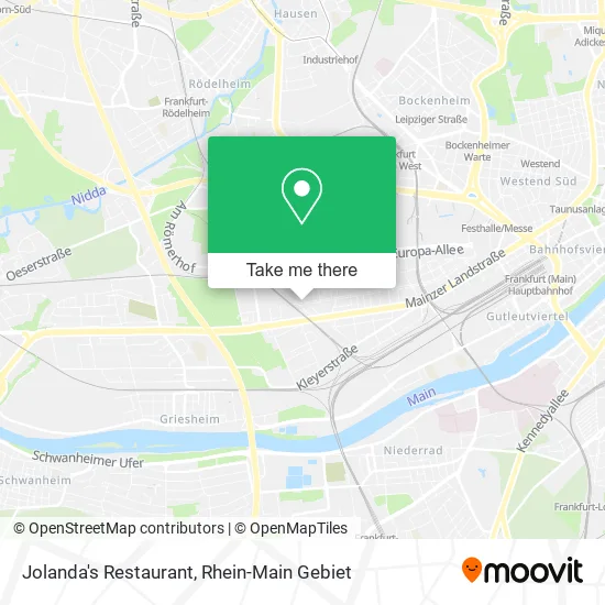 Jolanda's Restaurant map