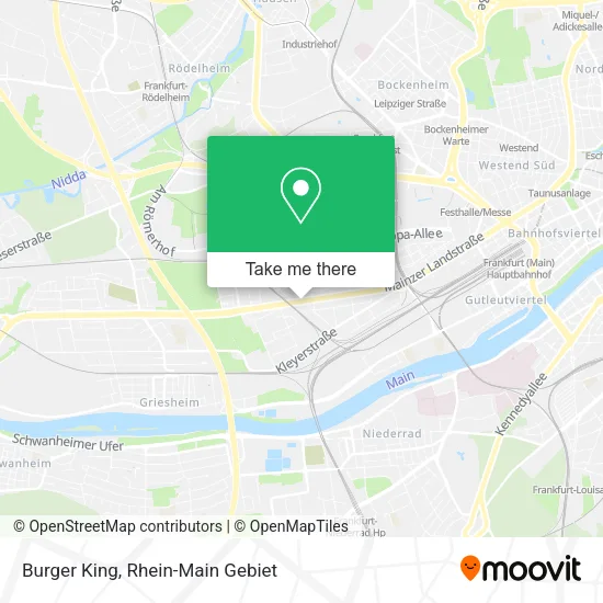 Карта Burger King