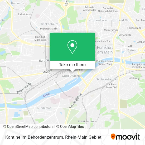 Карта Kantine im Behördenzentrum
