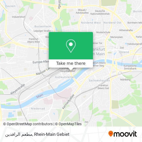 مطعم الرافدين map