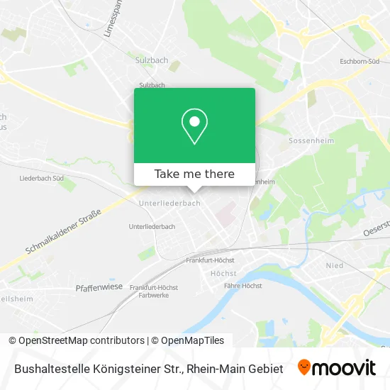 Карта Bushaltestelle Königsteiner Str.