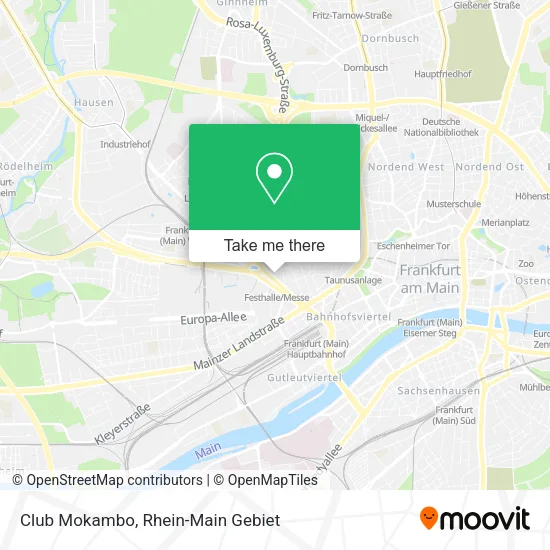 Карта Club Mokambo