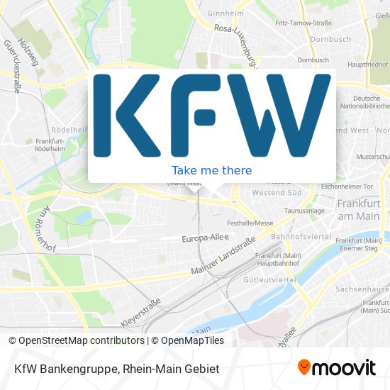 Карта KfW Bankengruppe