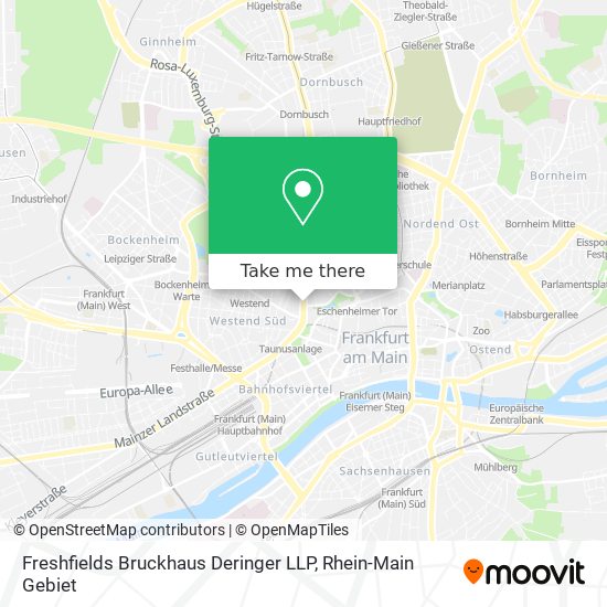 Freshfields Bruckhaus Deringer LLP map