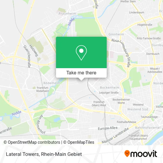 Карта Lateral Towers