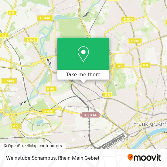 Weinstube Schampus map