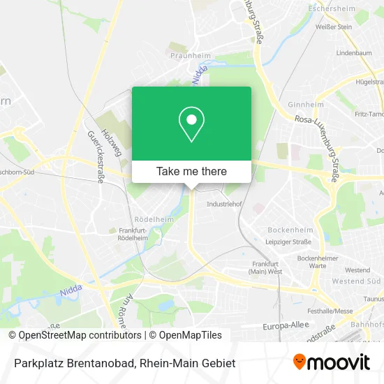 Карта Parkplatz Brentanobad