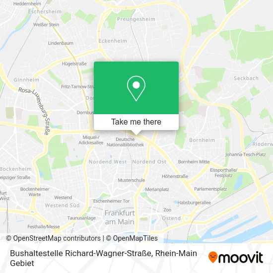 Карта Bushaltestelle Richard-Wagner-Straße