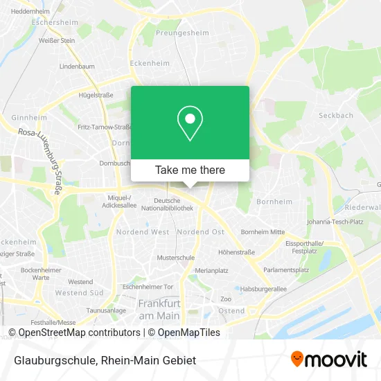 Карта Glauburgschule
