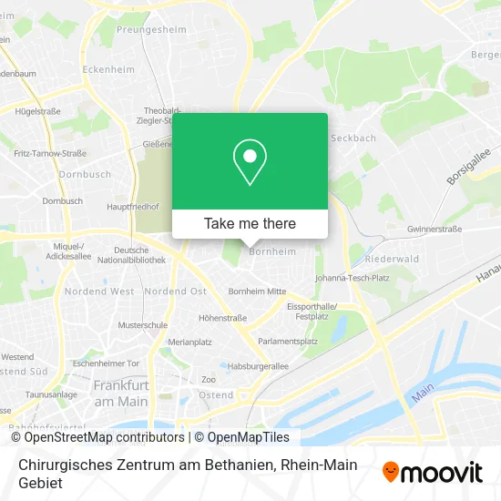 Карта Chirurgisches Zentrum am Bethanien