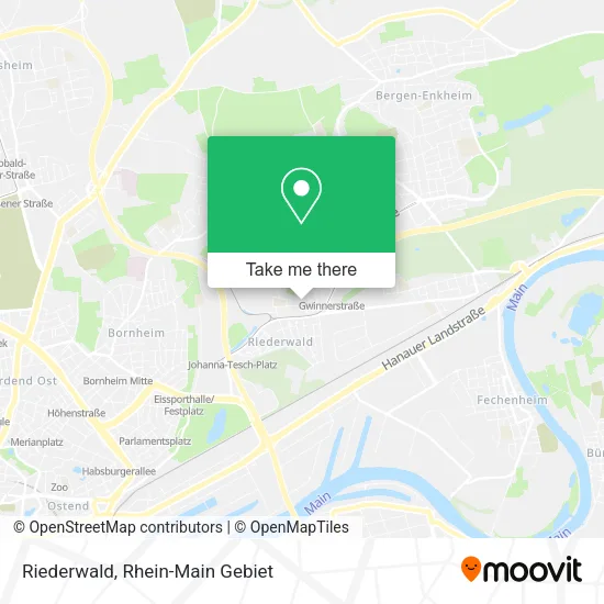 Карта Riederwald