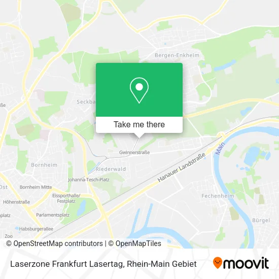 Карта Laserzone Frankfurt Lasertag