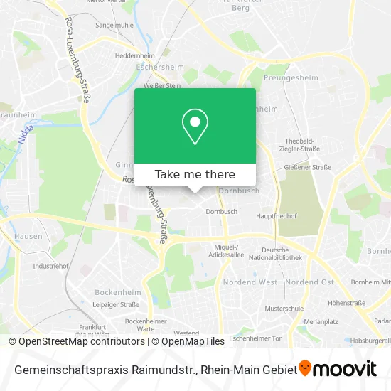 Карта Gemeinschaftspraxis Raimundstr.