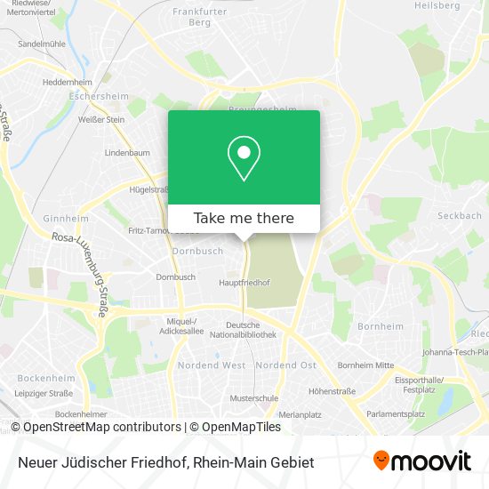 Neuer Jüdischer Friedhof map