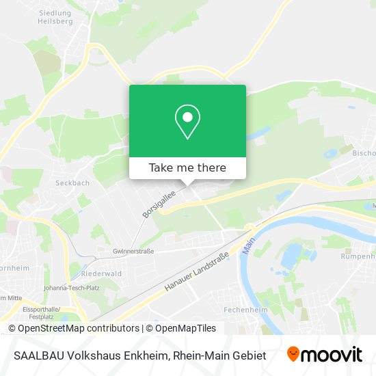 Карта SAALBAU Volkshaus Enkheim