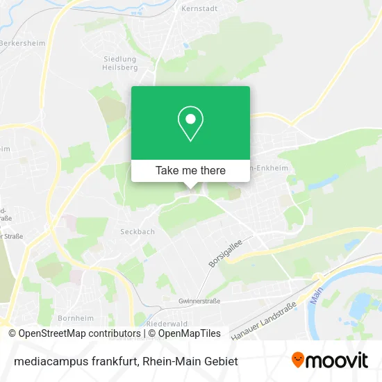 Карта mediacampus frankfurt
