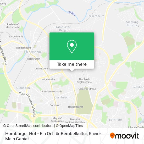 Карта Homburger Hof - Ein Ort für Bembelkultur
