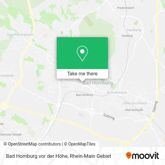 Карта Bad Homburg vor der Höhe
