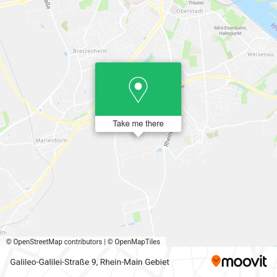 Карта Galileo-Galilei-Straße 9