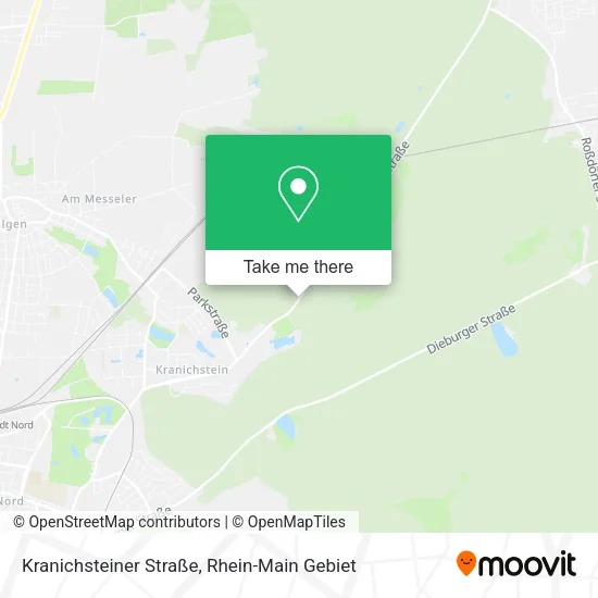 Карта Kranichsteiner Straße