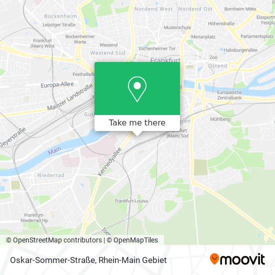 Карта Oskar-Sommer-Straße