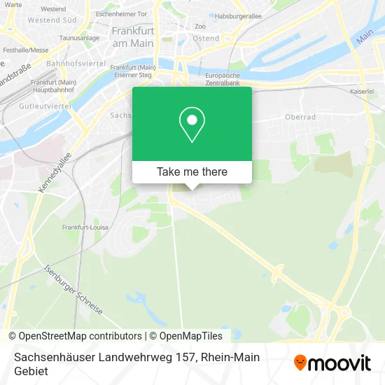 Sachsenhäuser Landwehrweg 157 map