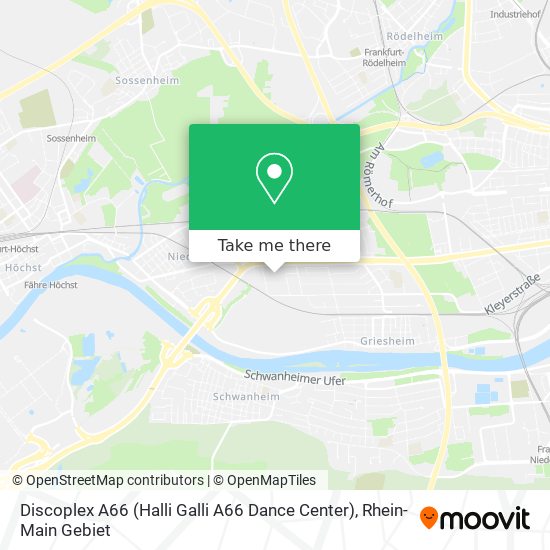 Карта Discoplex A66 (Halli Galli A66 Dance Center)