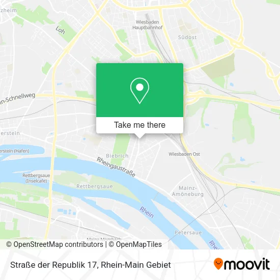 Карта Straße der Republik 17