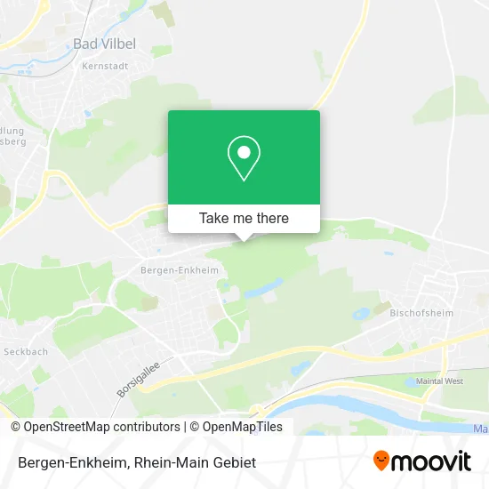 Карта Bergen-Enkheim
