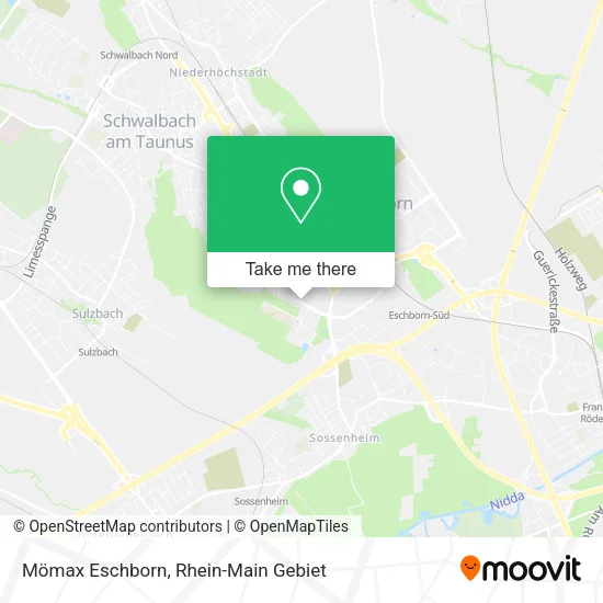 Mömax Eschborn map