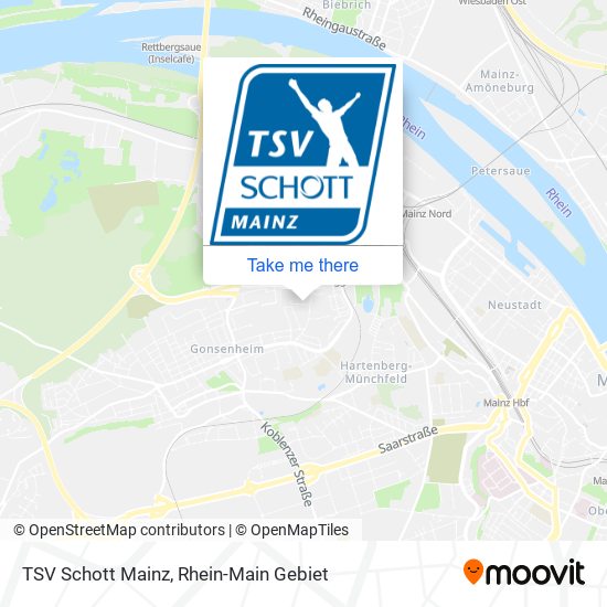 TSV Schott Mainz map
