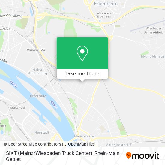 Карта SIXT (Mainz / Wiesbaden Truck Center)